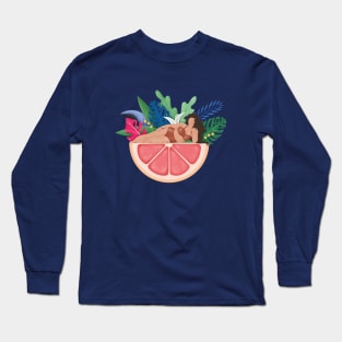 Grapefruit Long Sleeve T-Shirt